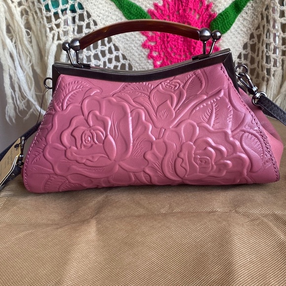 Patricia Nash Bags Nwt Patricia Nash Vintage Vegetable Tan Rose